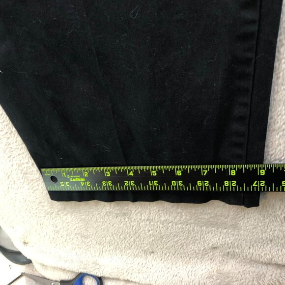 Dockers Men's Chinos 44x26 Measured Black Relaxed Fit Cotton Blend Smart - Picture 9 of 16